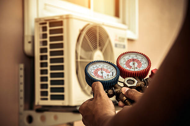 Professional Hvac technician working in Polk, OH